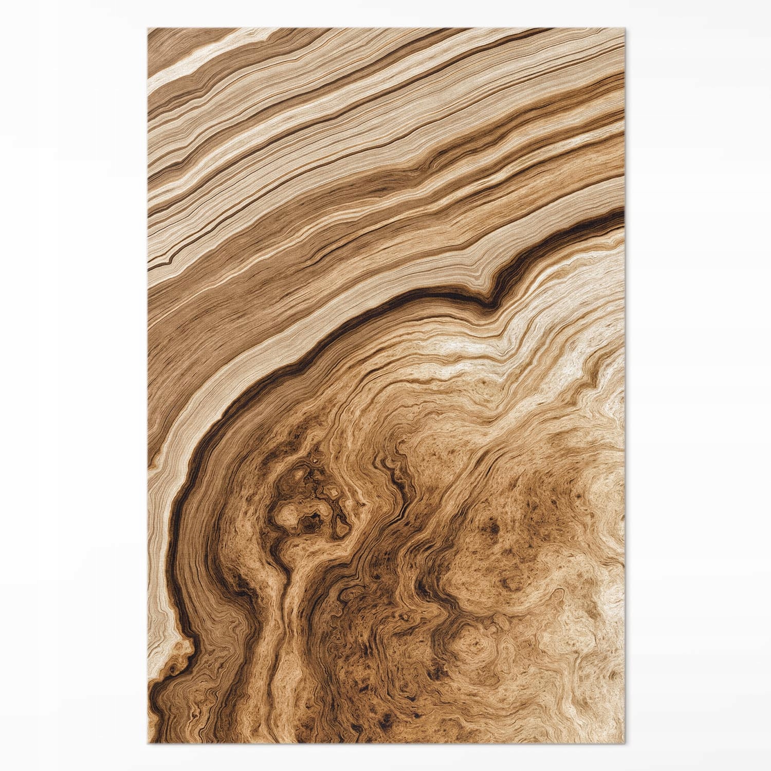 Dekoratívny vnútorný koberec Tvary v kameni prírodný vzor 120 x 180 cm