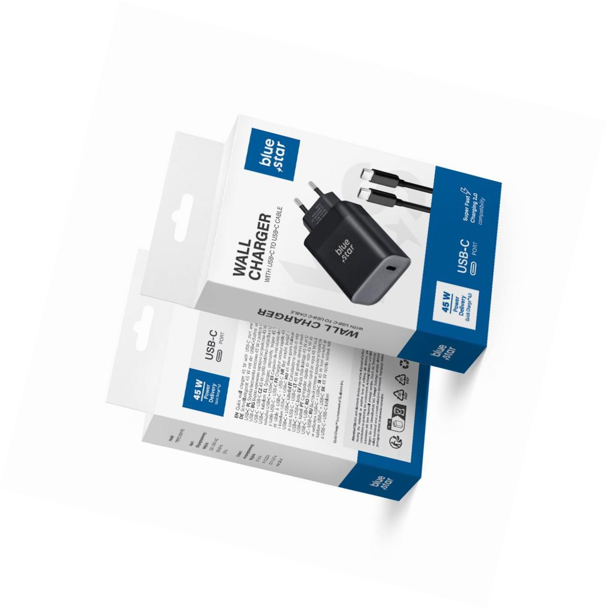 Szybka ładowarka 45W z odpinanym kablem Usb-c do Realme Gt Master