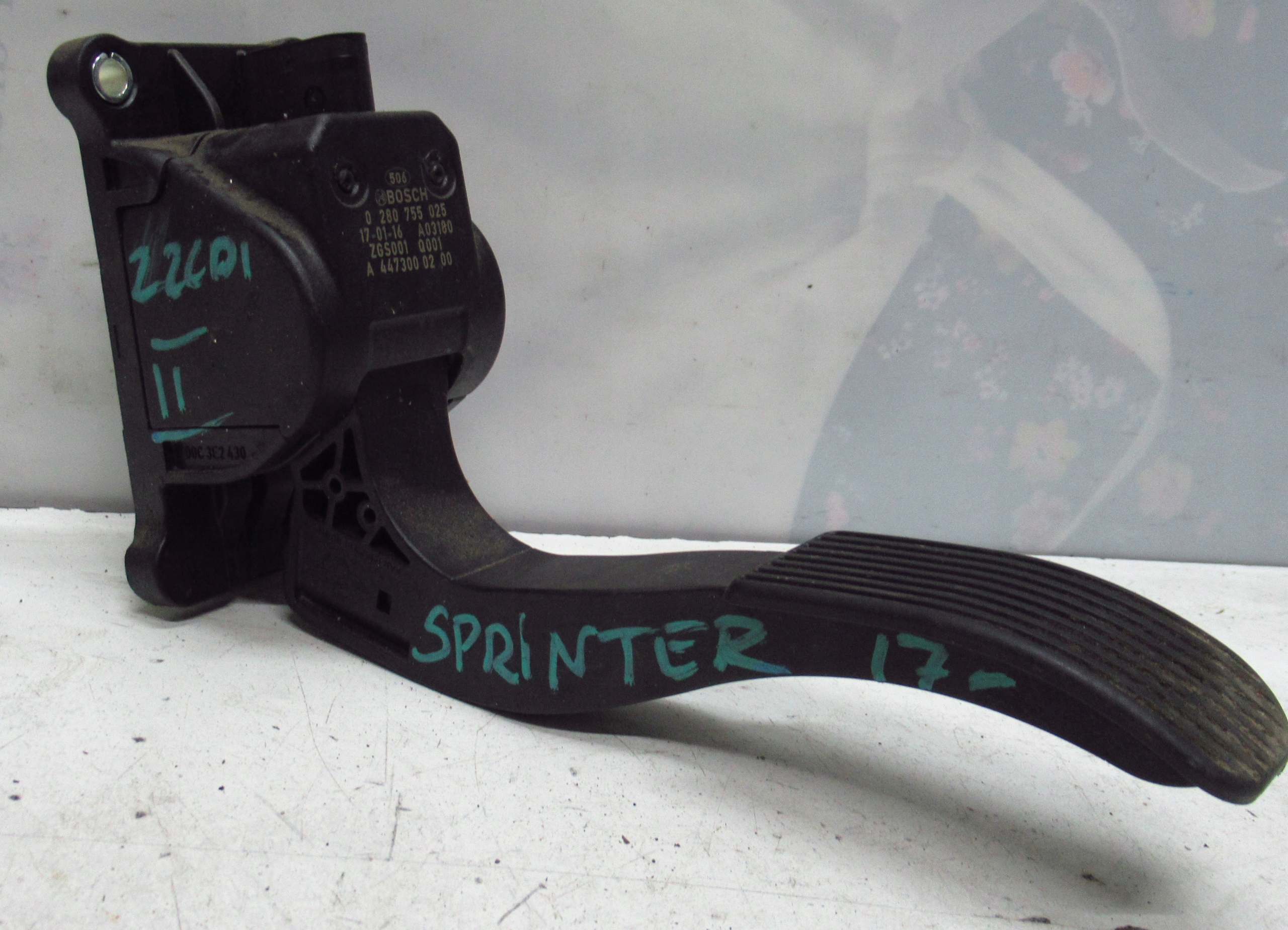 SPRINTER 906 17R PEDAL potentiometer Gas