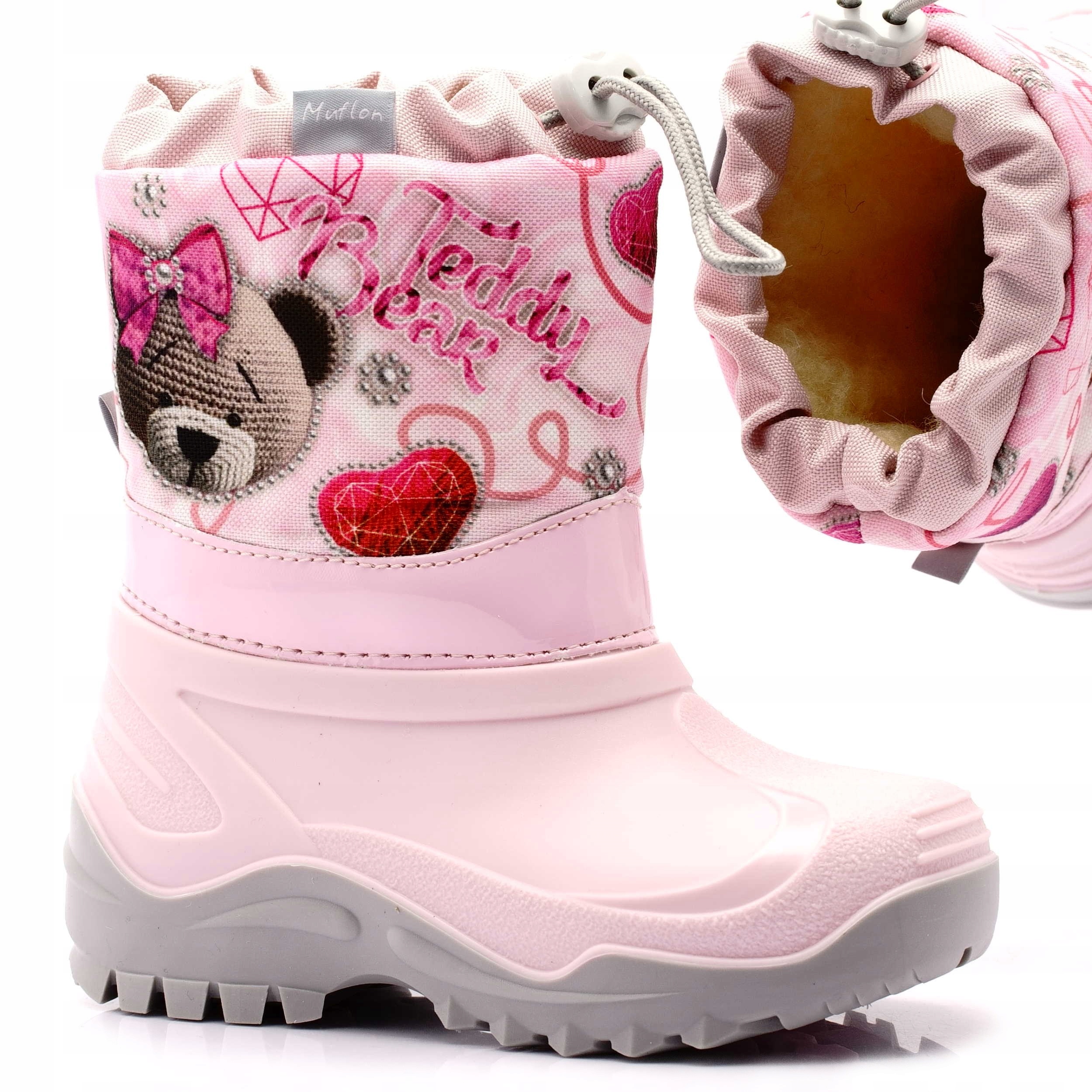 

Renbut Muflon Śniegowce Buty Dziecięce Wełna 29/30