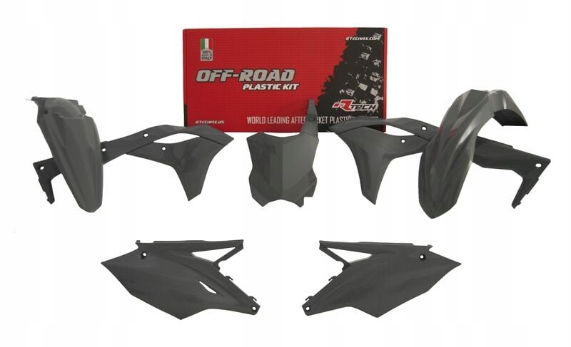 Plastová súprava Racetech Quantum Grey R-KITKXF-GR0-519