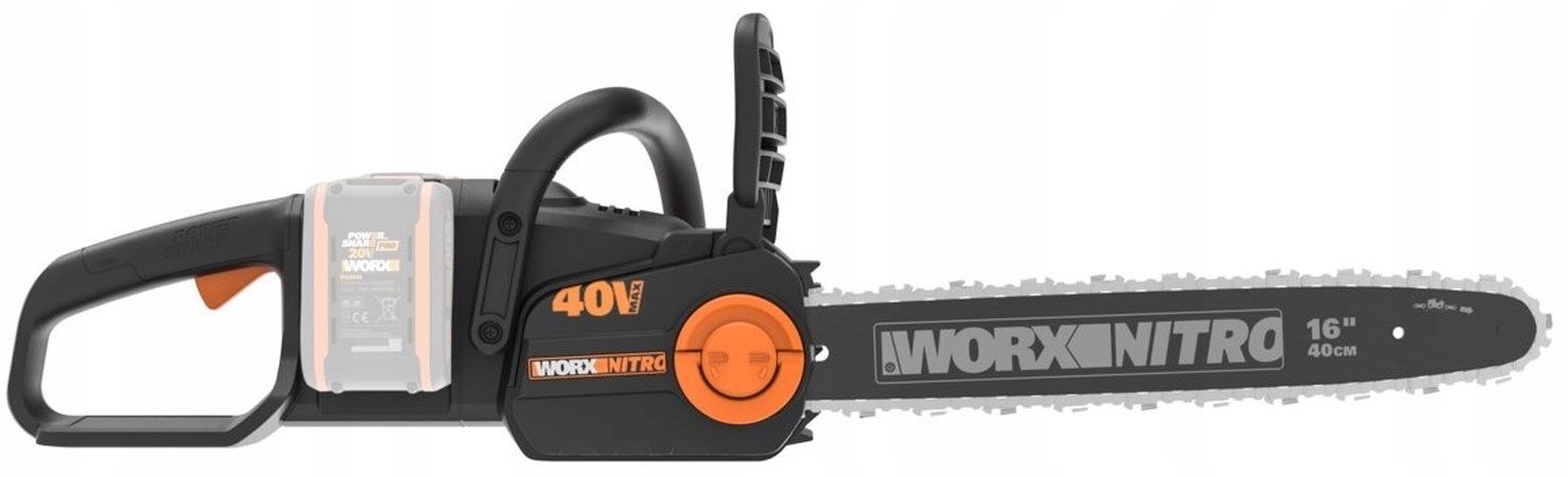 Pilarka łańcuchowa akumulatorowa Worx WG385E.9 40V Nitro PowerShare