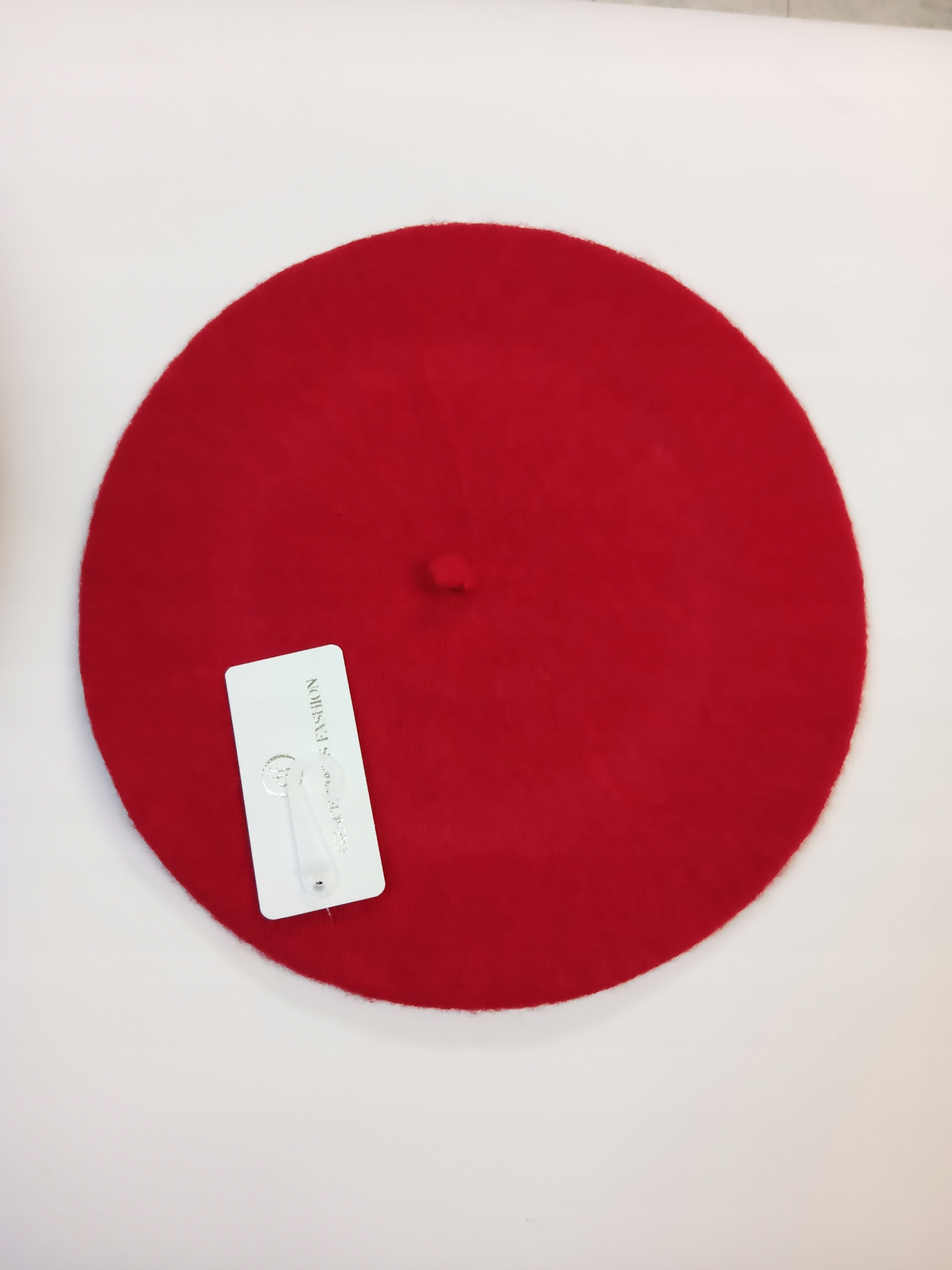 beret czerwony wełna