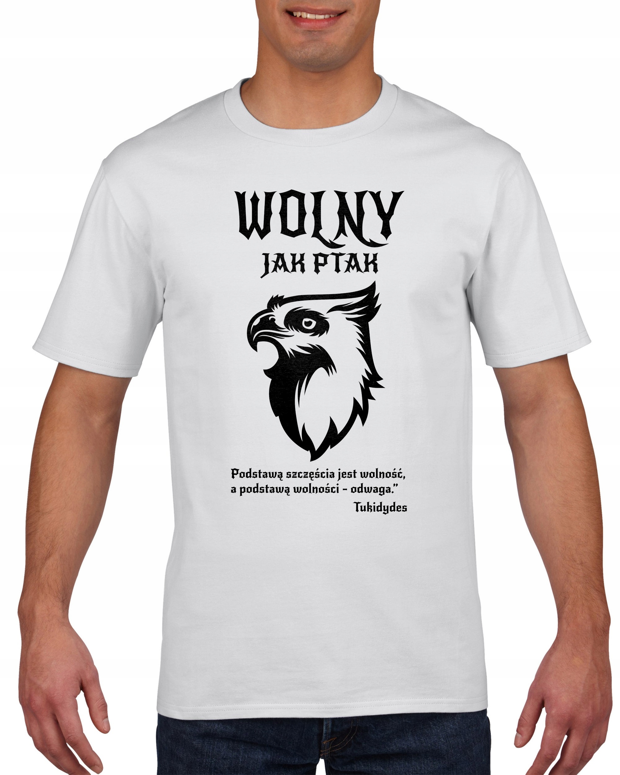 

Koszulka meska Wolny Jak Ptak S