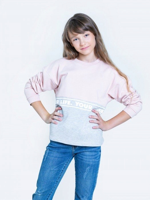 

Big Star Bluza Dziewczęca Różowa Salimona 600 152