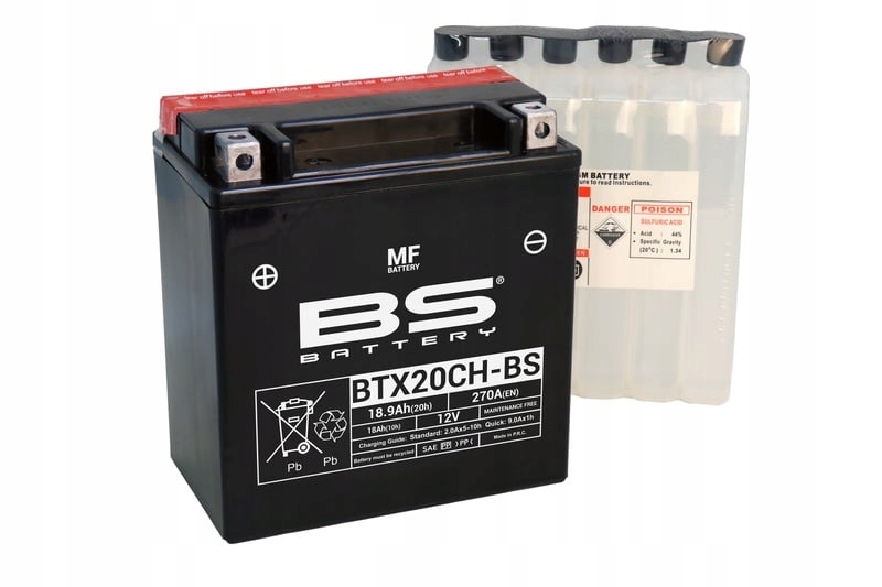 Bs Battery Bezúdržbová baterie s kyselinou BTX20CH 300616