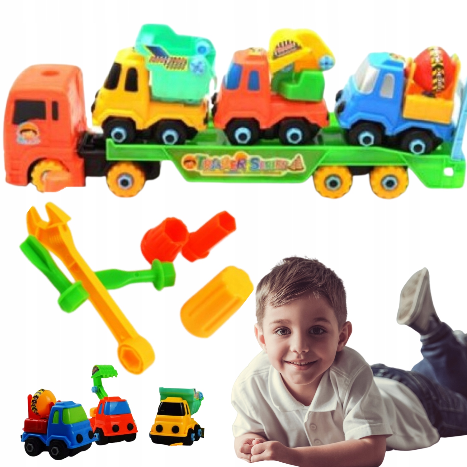 

Tir Zestaw Auta Budowlane Do Skręcania Śrubokręt