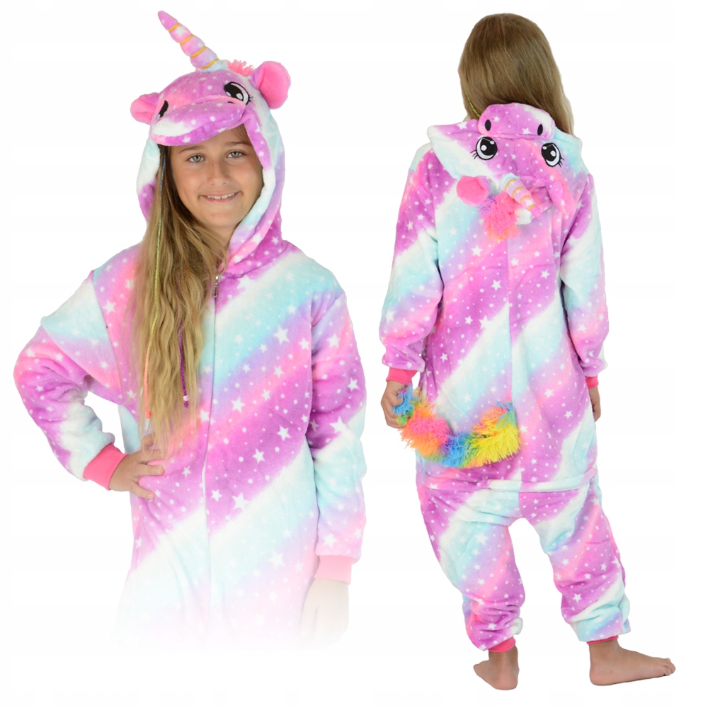 ONESIE Detské pyžamo PEGAS jednorožec KIGURUMI L