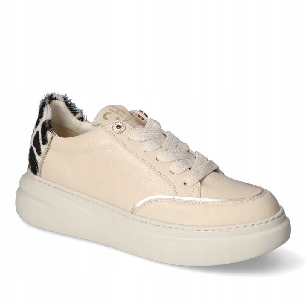 Tenisky Chebello 4707-513-516 Béžová/Panterka lico 37