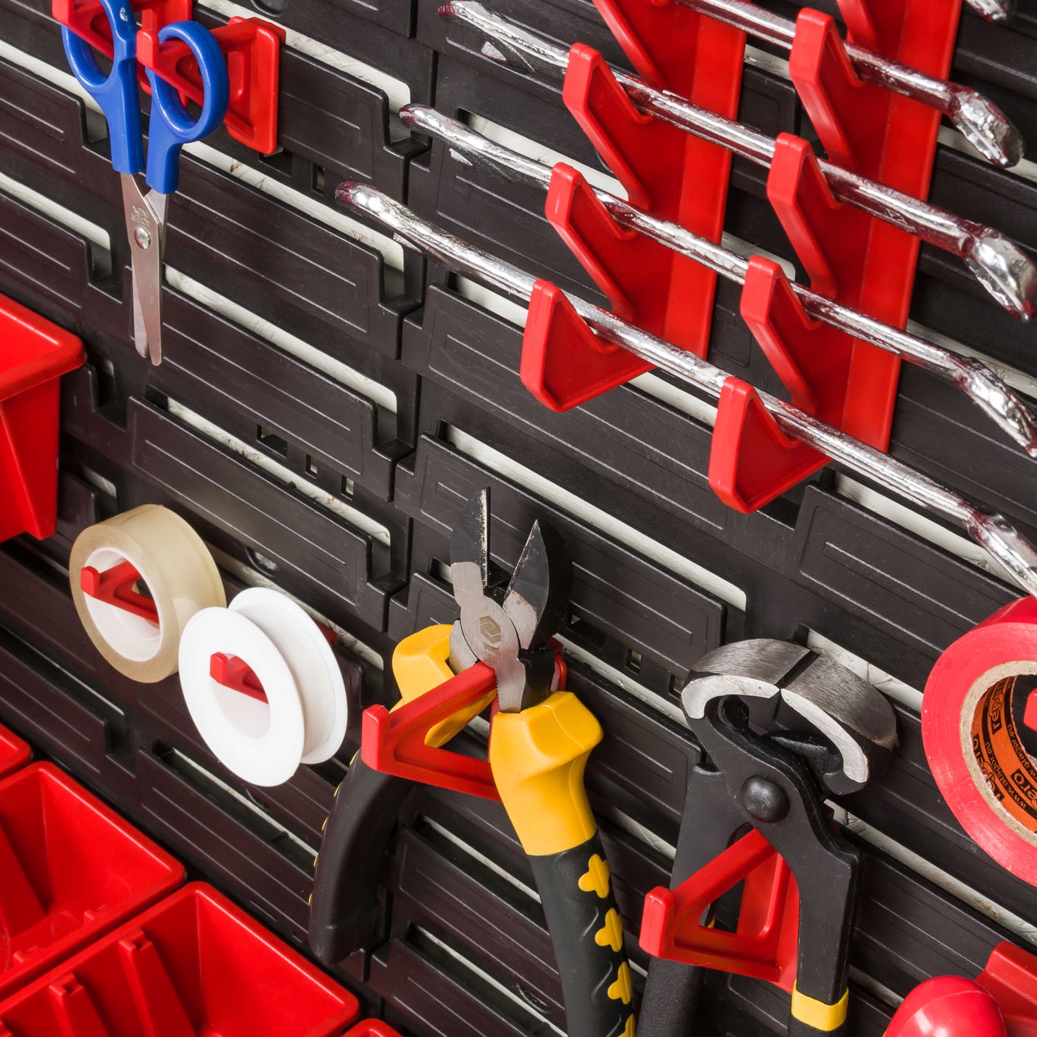 Ścianka tablica narzędziowa do garażu + 62 kuwety EAN (GTIN) 7449945783723