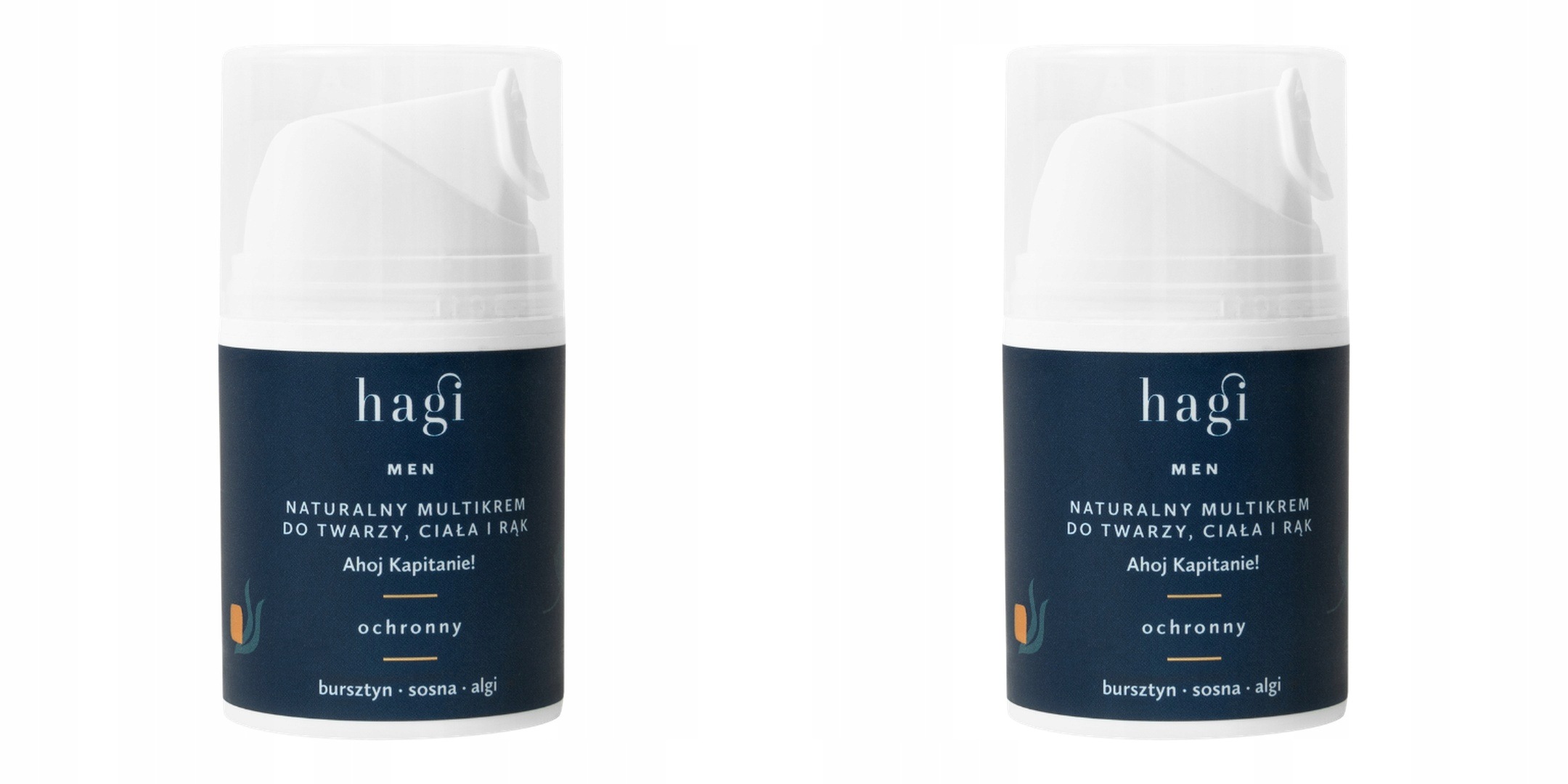 2x Hagi Naturalny multikrem dla mężczyzn Ahoj Kapitanie