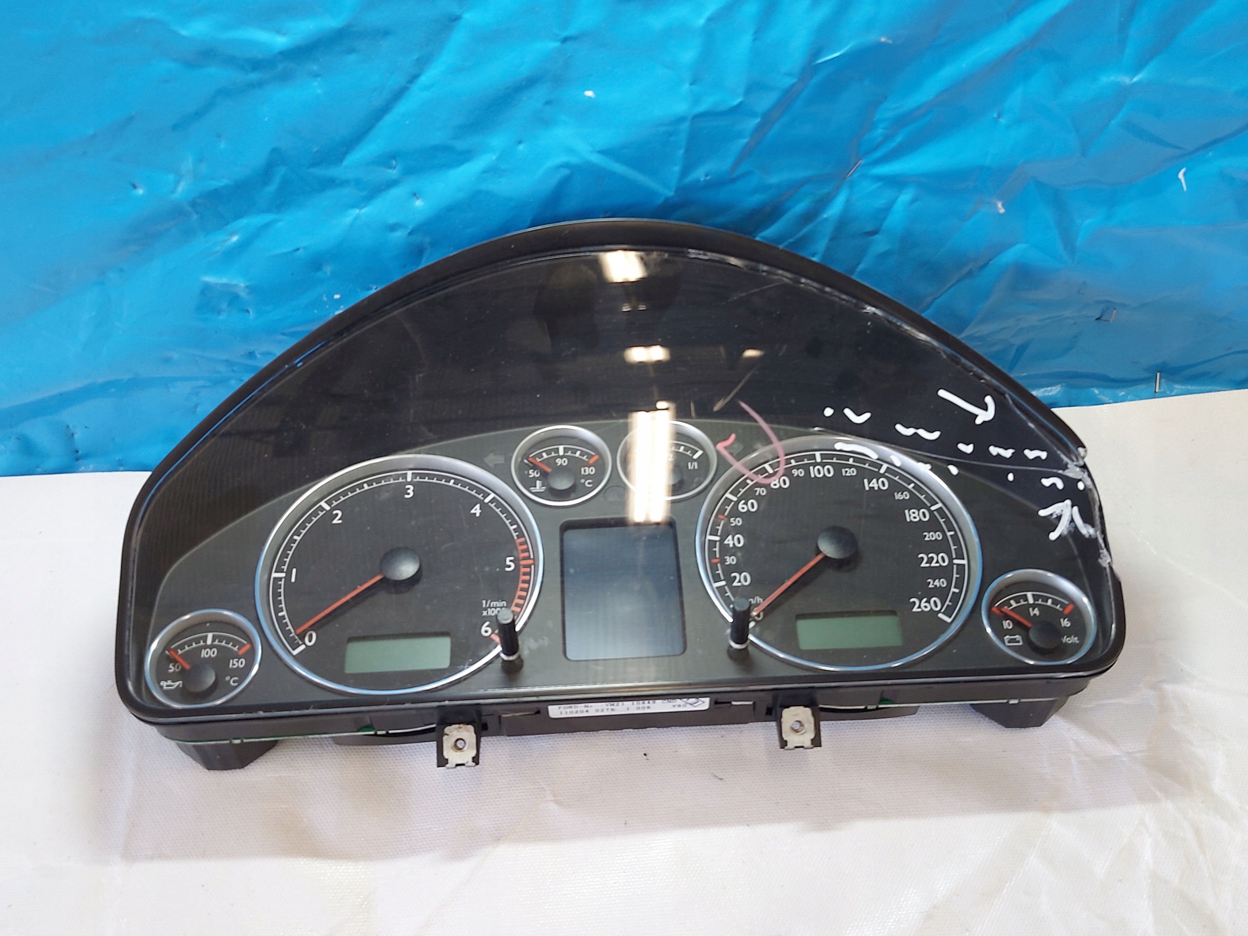 dials clock SEAT ALHAMBRA 1.9 TDI 7M7920840L