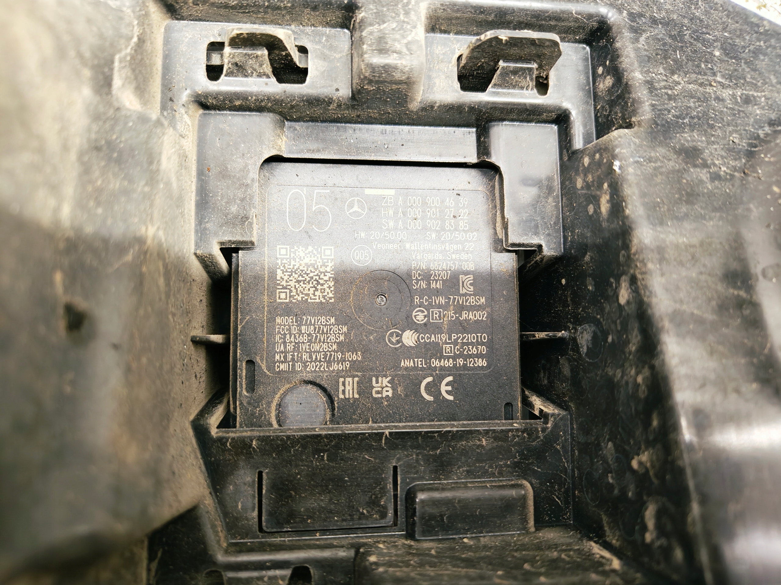 MERCEDES BENZ CLA C118 RADAR Sensor DISTORNIK A0009004639