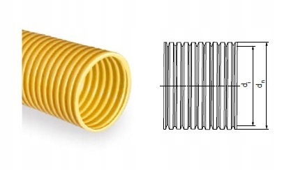 Wąż drenarski PVC fi 50 bez otworów - zwój 50m. EAN (GTIN) 5907565632415