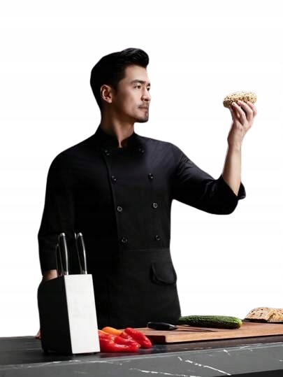 Shein Kuchyňský Faruch Pánský Černý Na Knoflíky Xxs 1DB