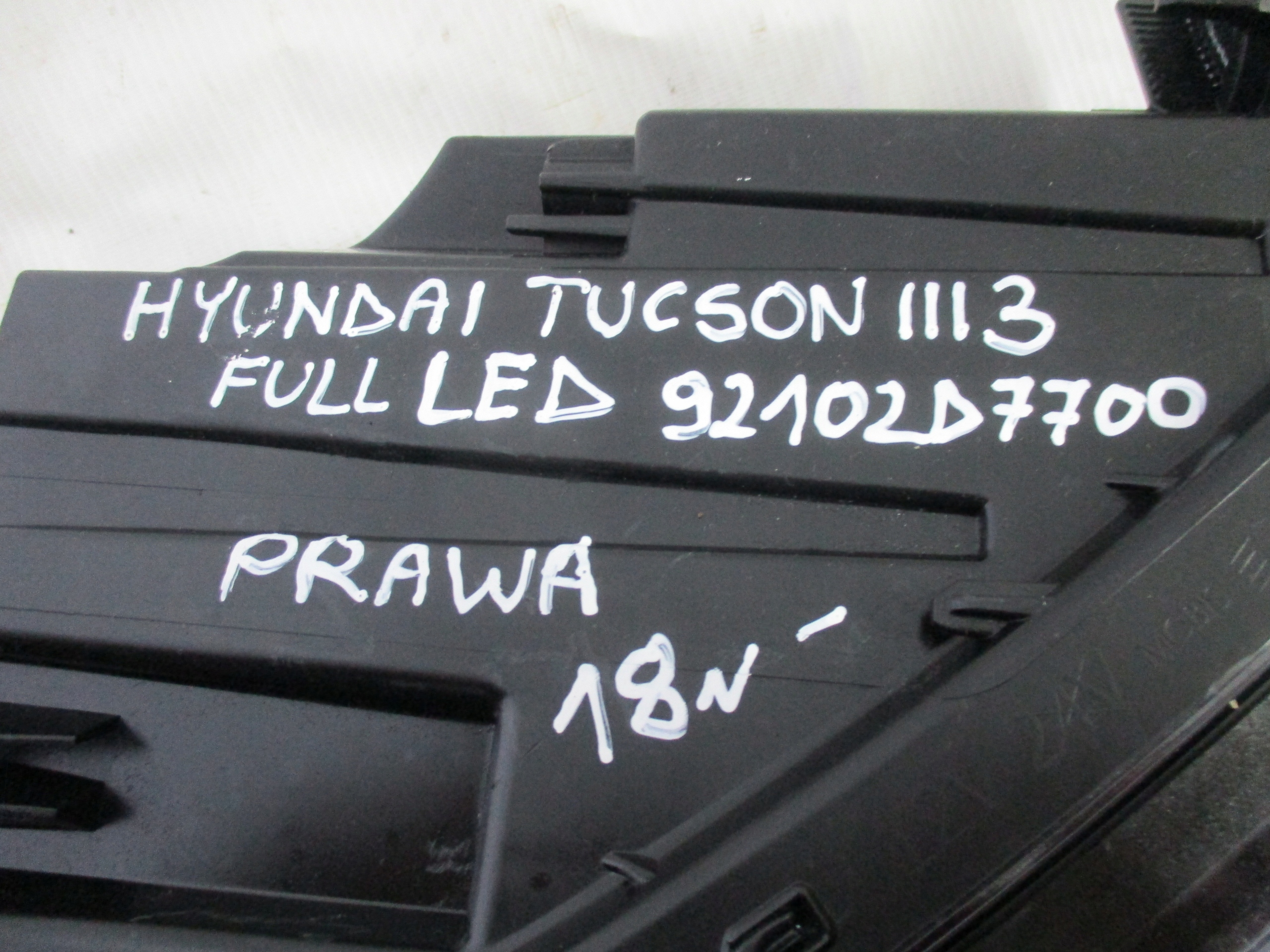 Reflektor light front right Hyundai Tucson III lift Full led 92102D7700