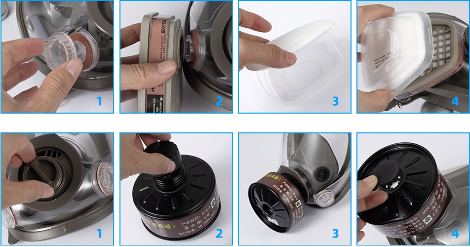 MASKA GAZOWA MASKA PEŁNA MASKA LAKIEROWA RESPIRATOR 6800 MASKA PRZECIWPYŁOWA Z FILTREM Rodzaj lakiernicza