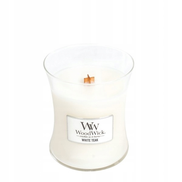 

Woodwick Średnia Świeca White Teak 275 g