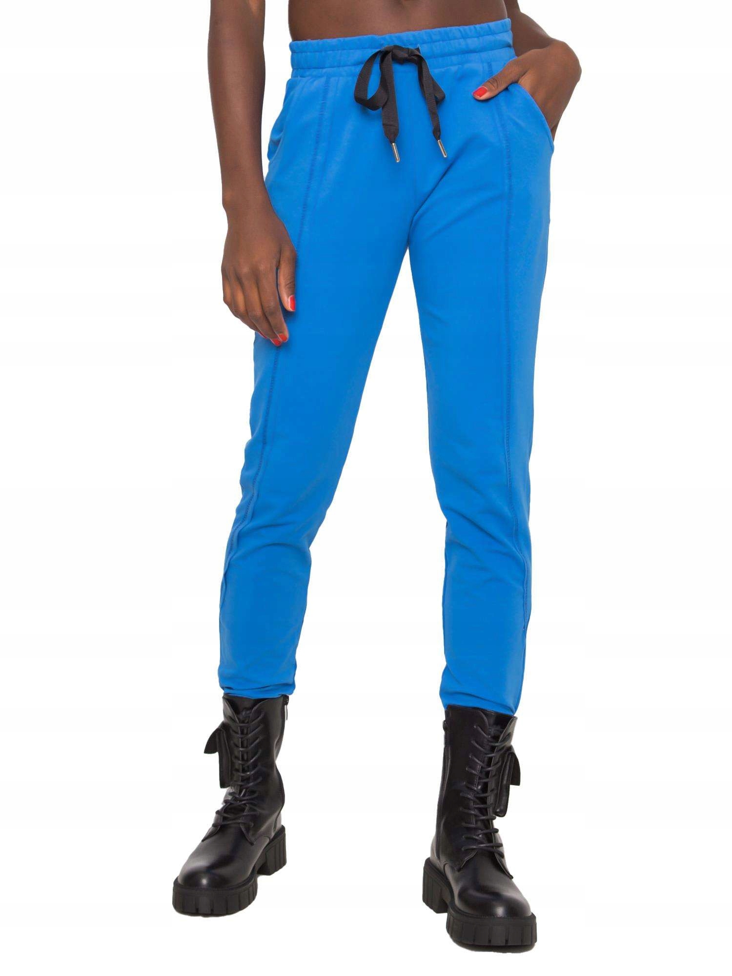 

Bawełniane Spodnie Damskie dresowe Dresy - L