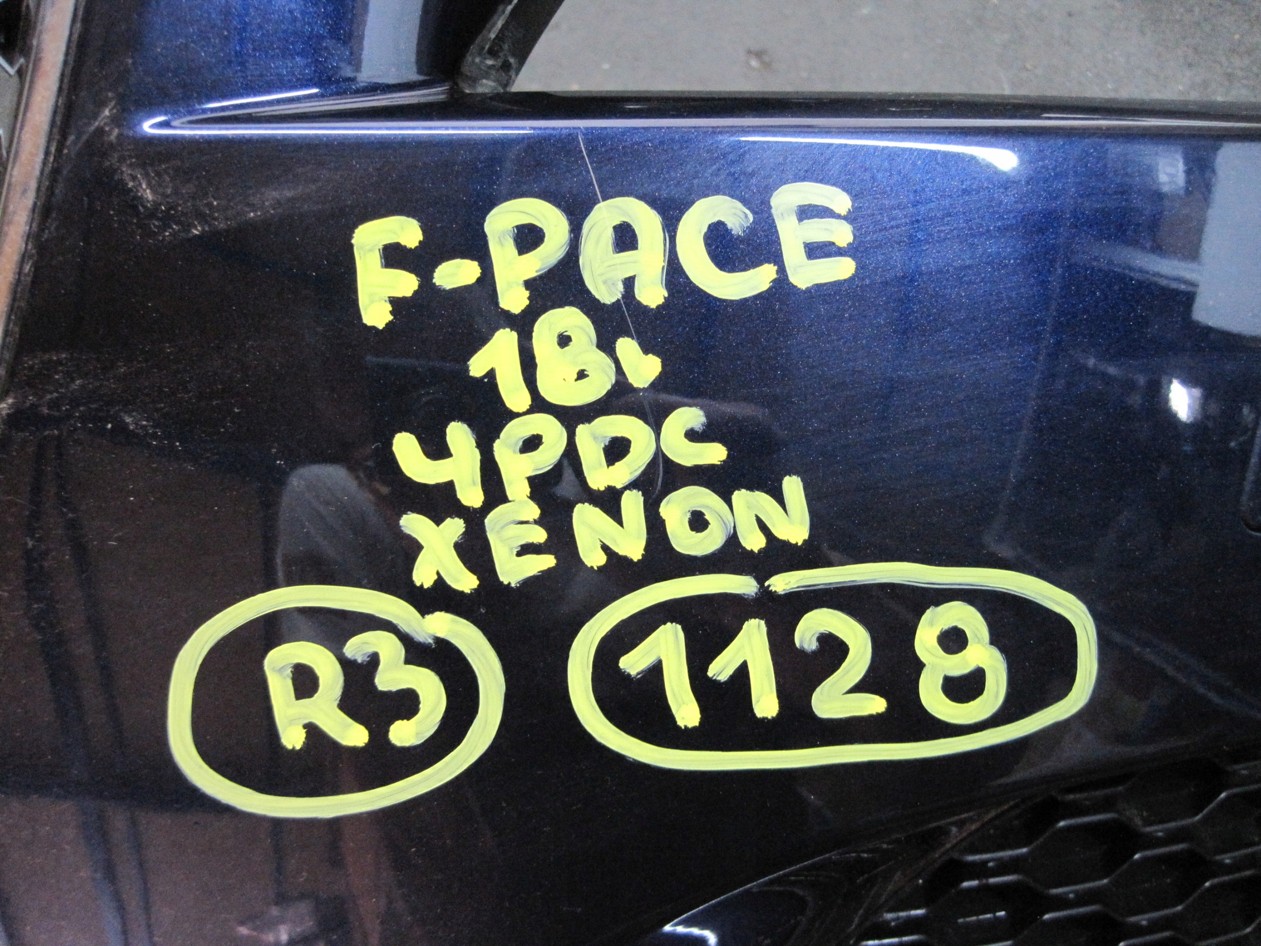 bumper JAGUAR F PACE 4 PDC 18R XENON front front
