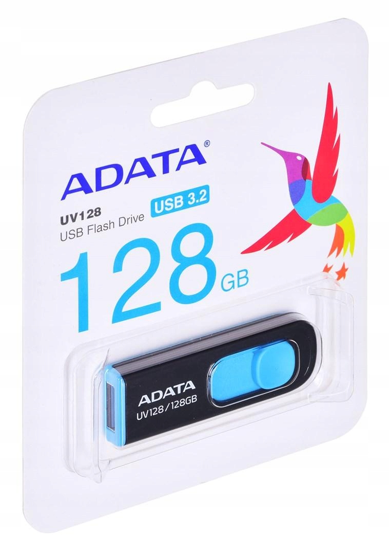 Adata DashDrive UV128 128GB USB3.0 Black-Blue