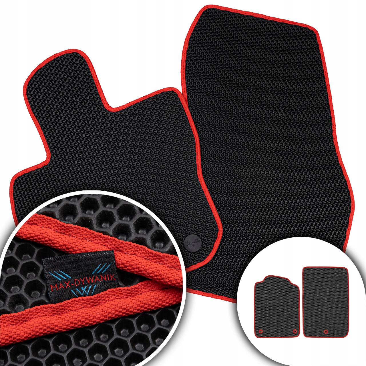 Chevrolet Corvette C6 Coupe 2003-2013 Koberce Eva Eternity Čierne Honey