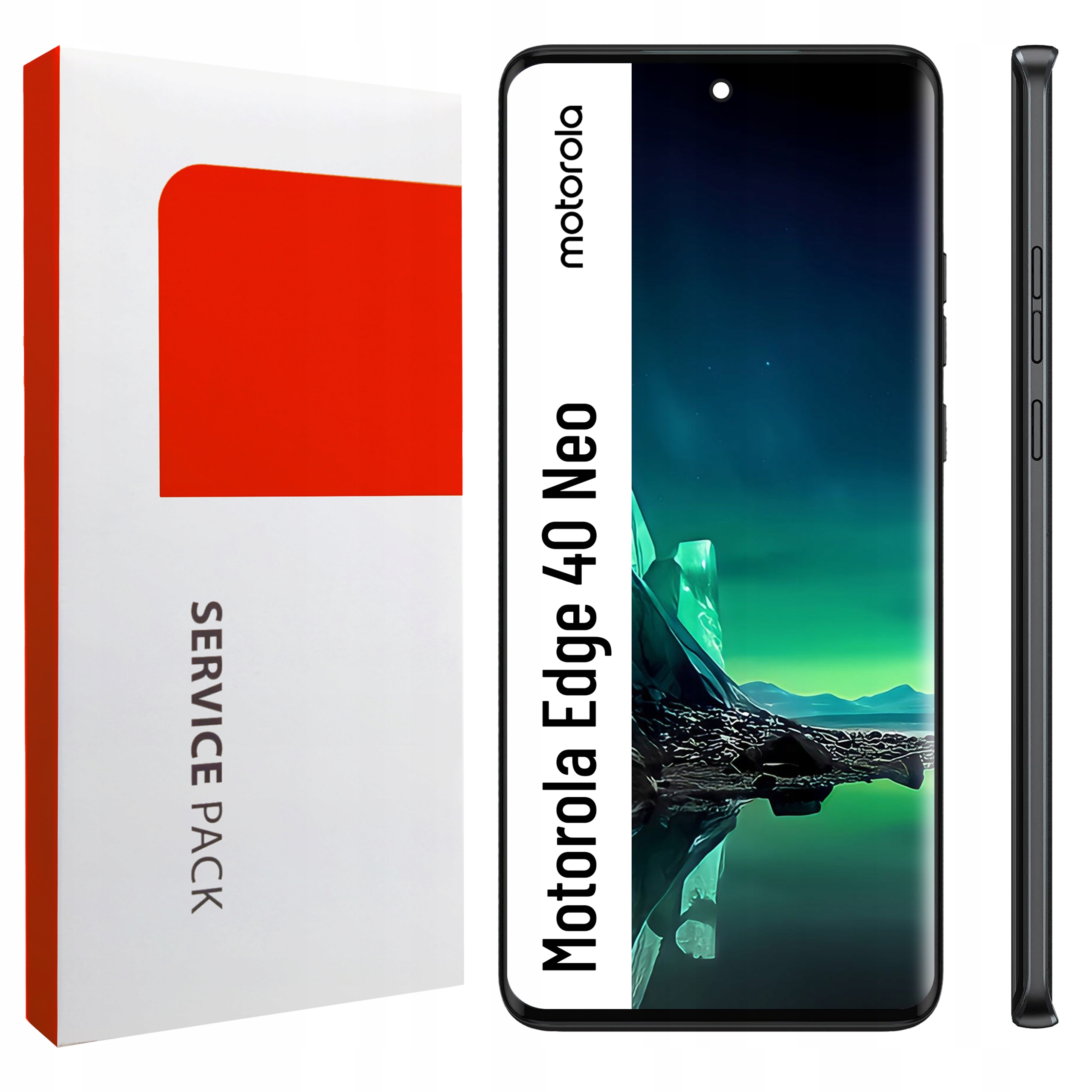 Originál Zila pre Motorola Edge 40 Neo LCD Čierny Dotyk Rámček Čierna