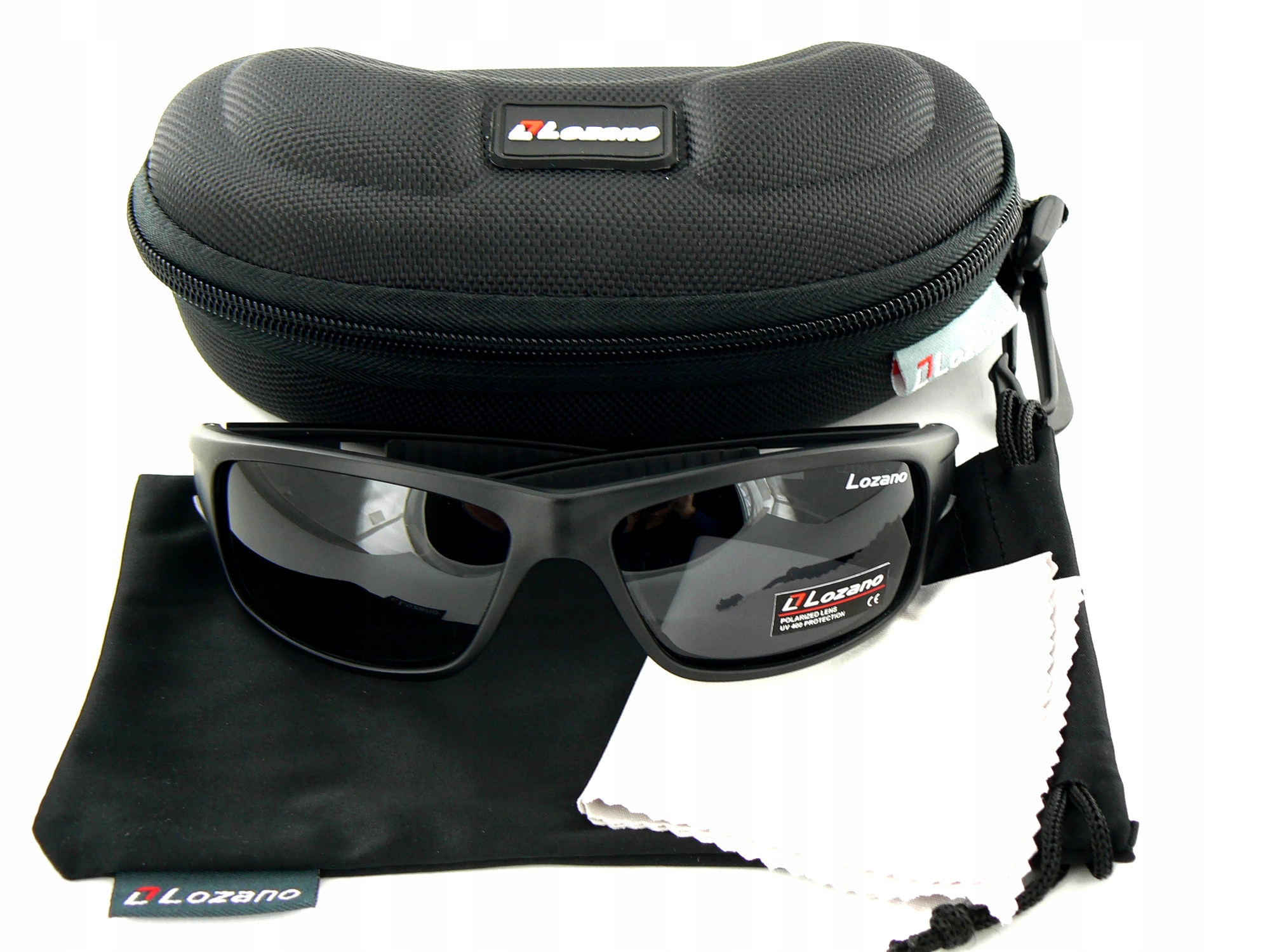 Polarizační brýle pro řidiče Pánské černé matné Uv Set Lozano