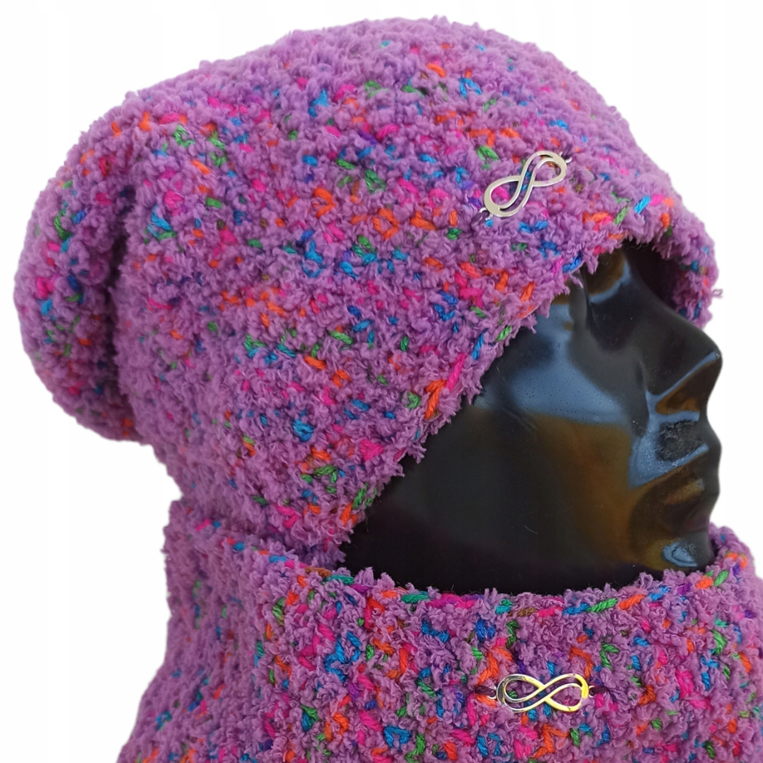čepice Alu Soft šmoulinka handmade R 55-57