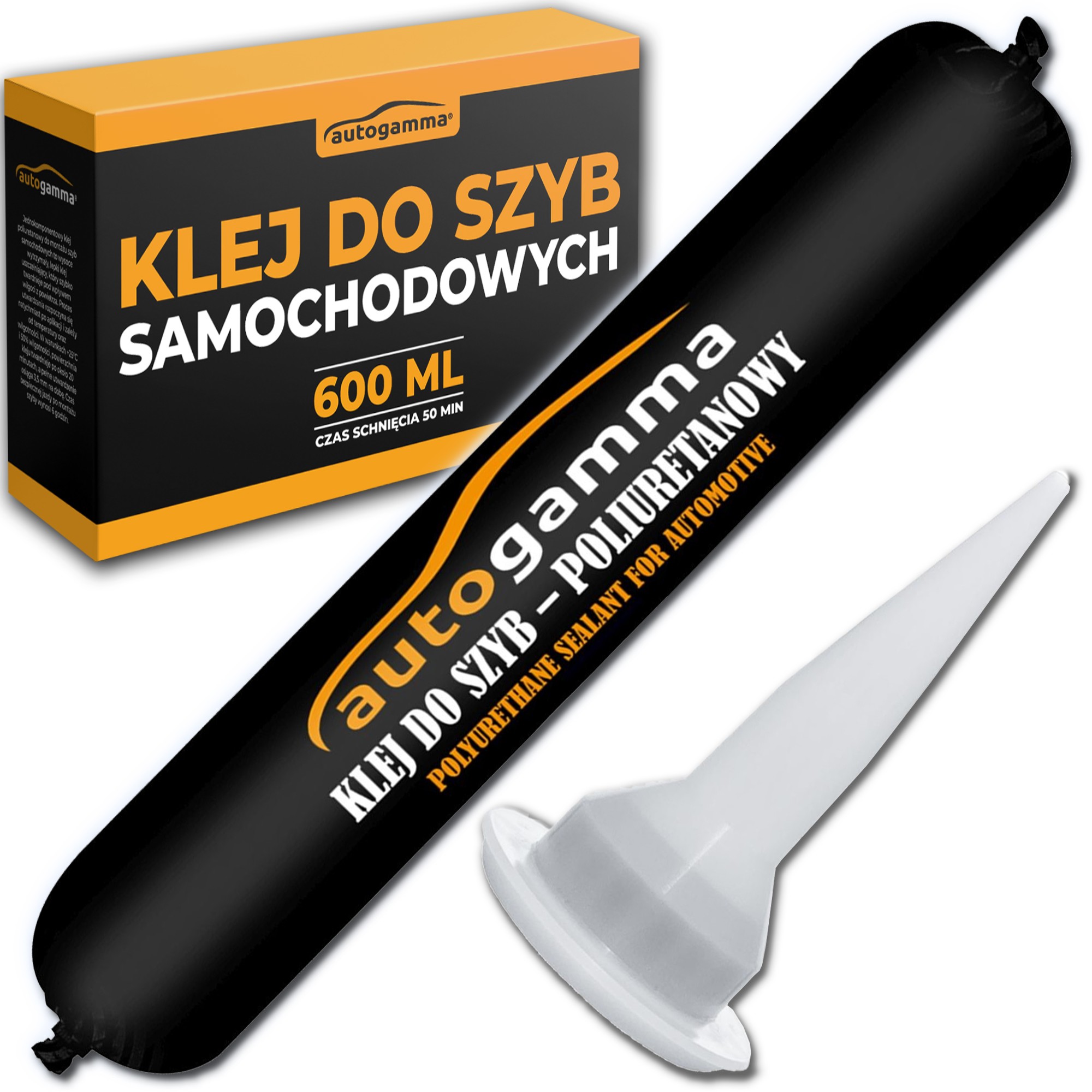 Klej do montażu szyb samochodowych poliuretanowy 600 ml sprint mocny 1h