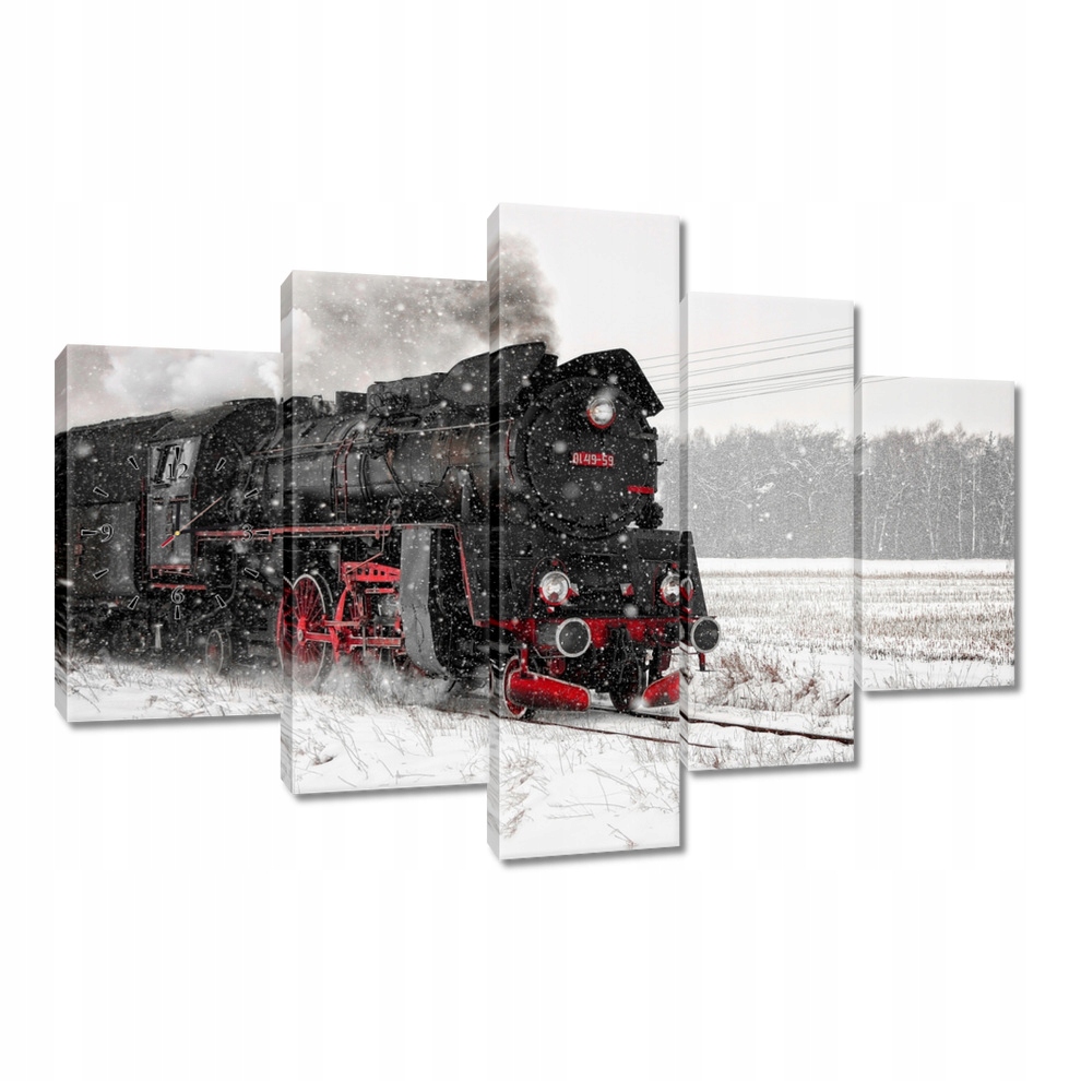 Nástenné hodiny 150x105 Lokomotíva Parovoz