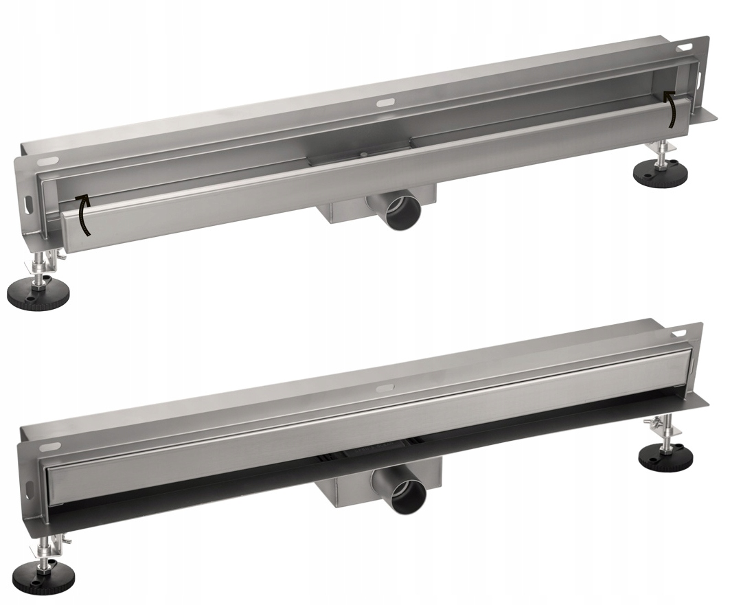 Bočný Lineárny Odtok 80 cm Chróm