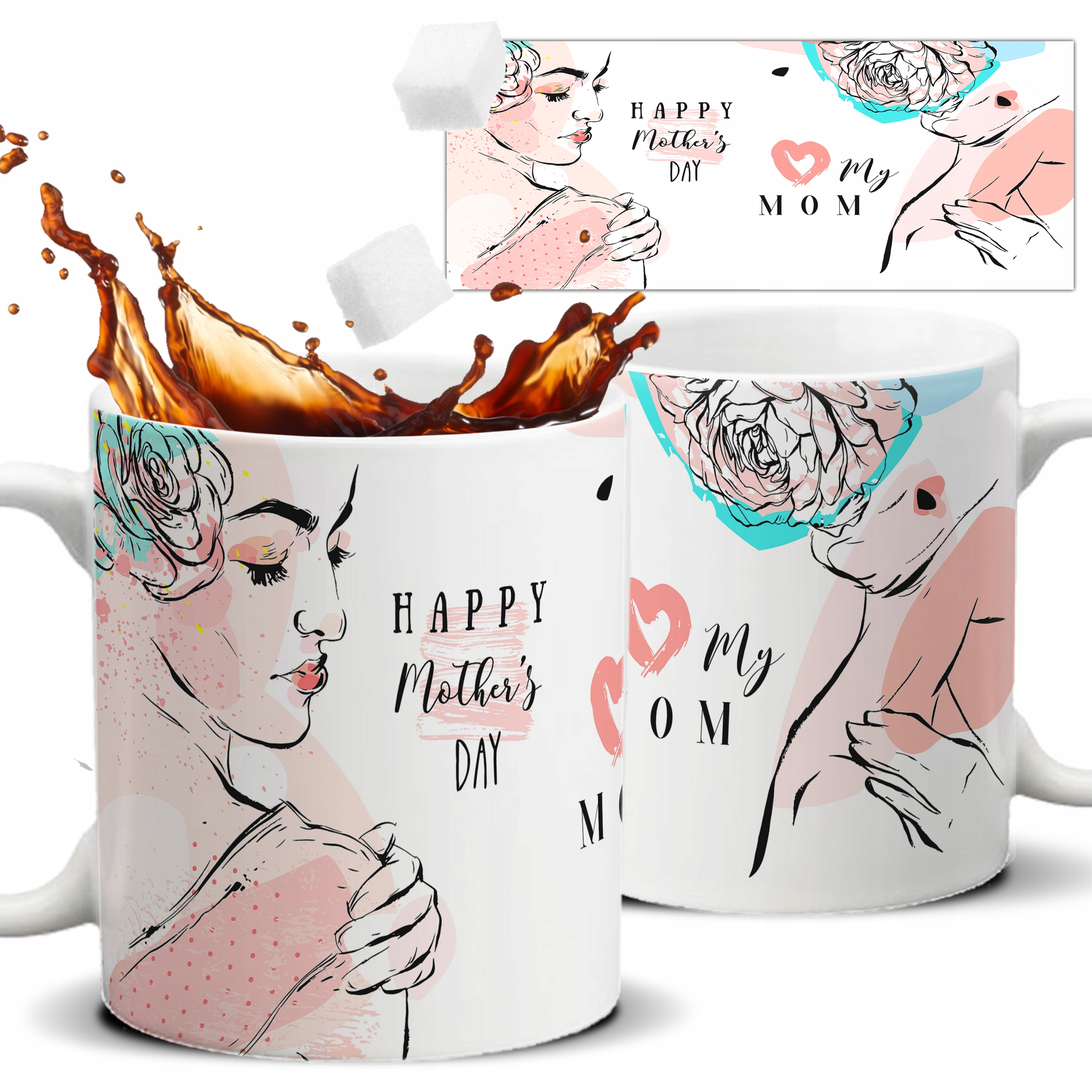 

Kubek Biały Urodziny Dla Mamy