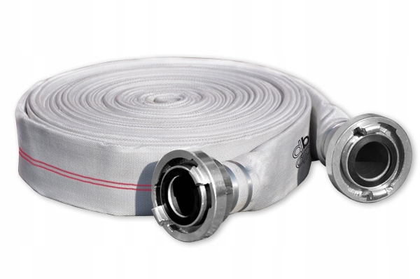 Wąż Strażacki płaski parciany do wody 2" ze złączami 10 bar 30m Mocny