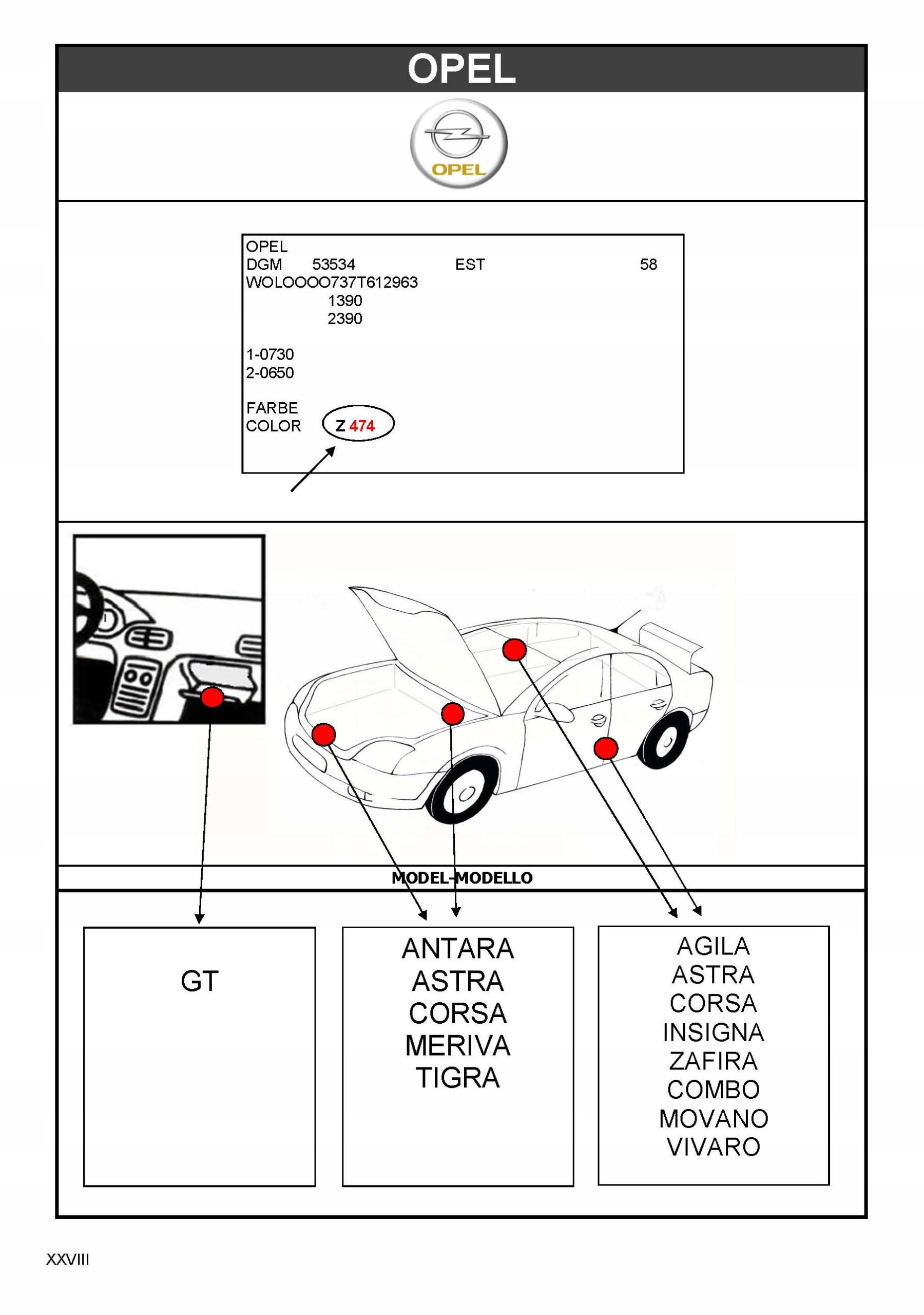 ZAPRAWKA OPEL 40W MUSKATGRAU PEPPER DUST Rodzaj zaprawki
