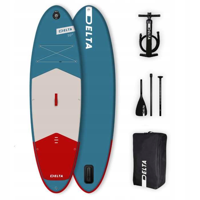 Deska SUP DELTA 10 KAJAK - pompowana + WIOSŁO + POMPKA + POKROWIEC + SMYCZ