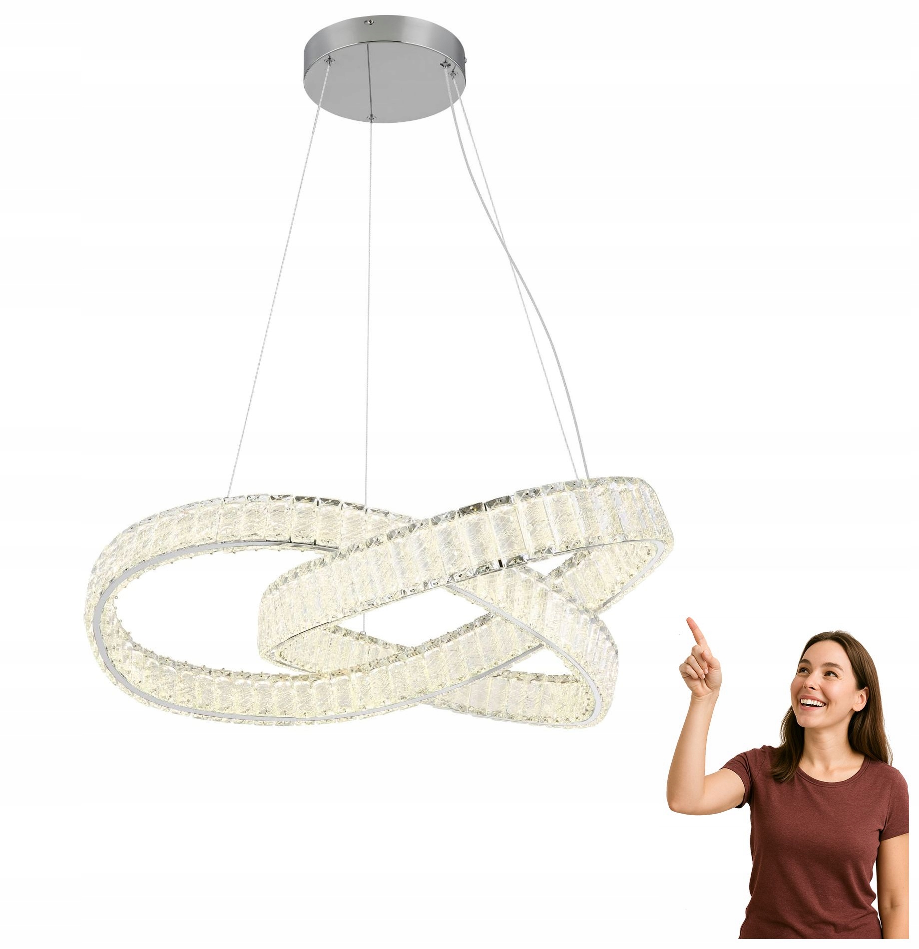 Závěsná Led lampa 110W Mucky 67162-110CCT Globo