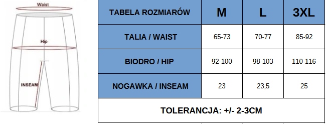 SPODENKI ROWEROWE MĘSKIE Z WKŁADKĄ 3XL ODDYCHAJĄCE SPORTOWE Marka bez marki