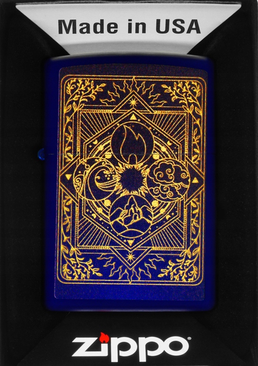 Zapalovač Zippo Elements Design 60006974 Větruodolný benzínový