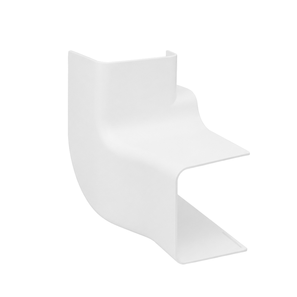 Pravý roh vertikálny prechod koleno do Pvc žľabu 60x45 mm Artiplastic