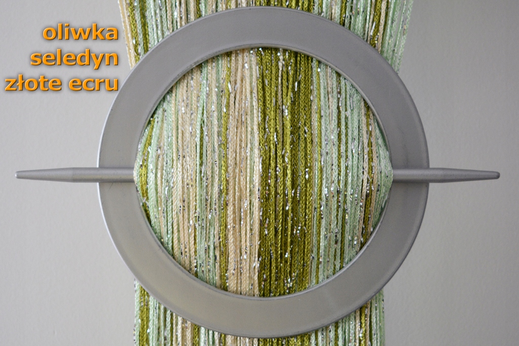 MAKARONY Firanki 300x250 PRZEPLATANE srebrna NIĆ Rodzaj Firana pojedyncza