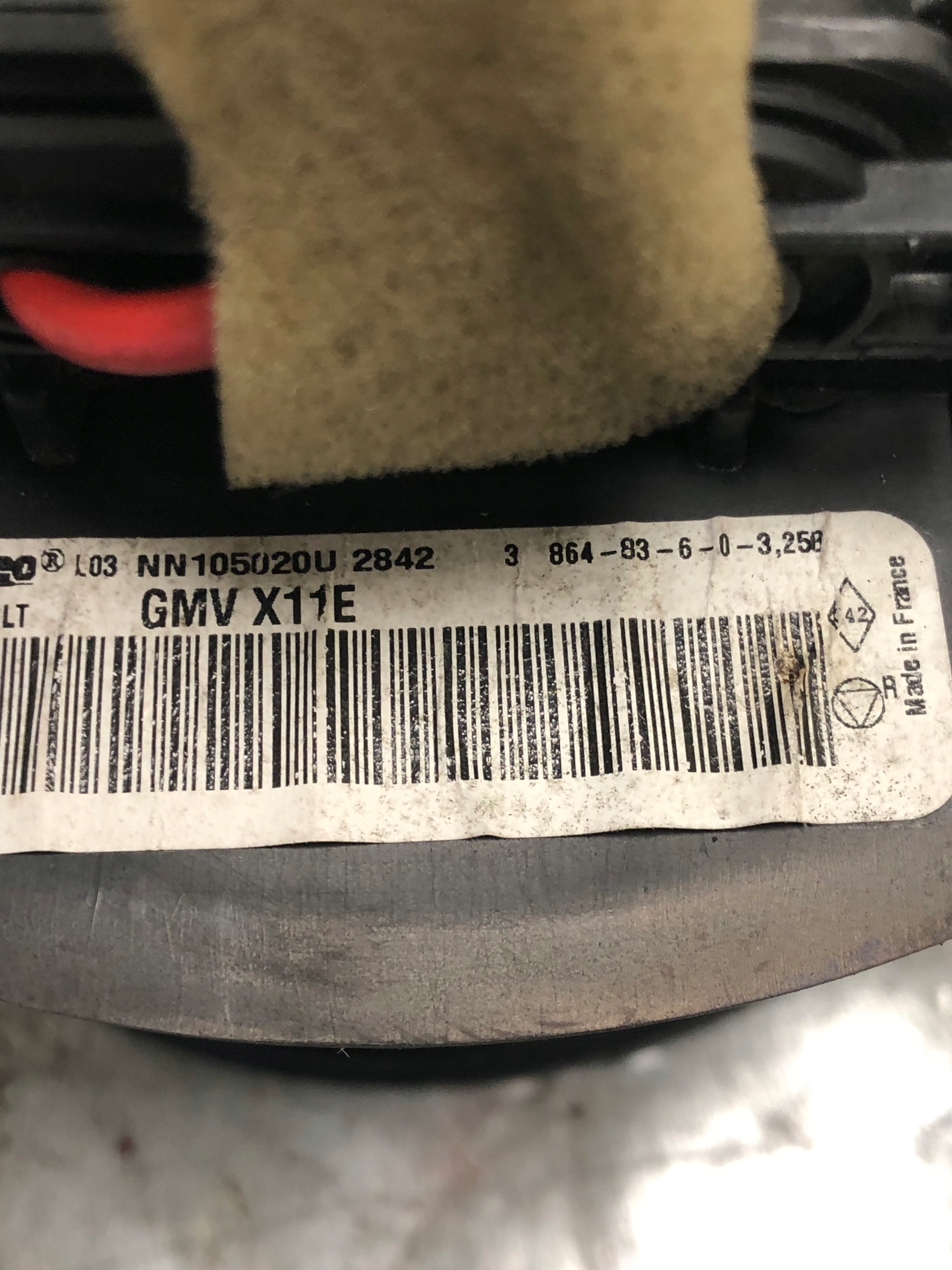 DMUCHAWA Lüfter NISSAN NOTE E11 NN105020U