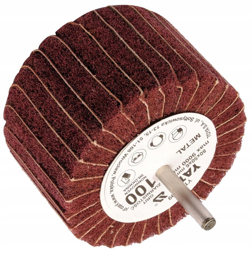 Шлифовальный круг YATO 80X50X6MM P100
