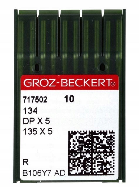 

Igły 135x5 DPx5 Groz Beckert 110R Juki Jack Siruba