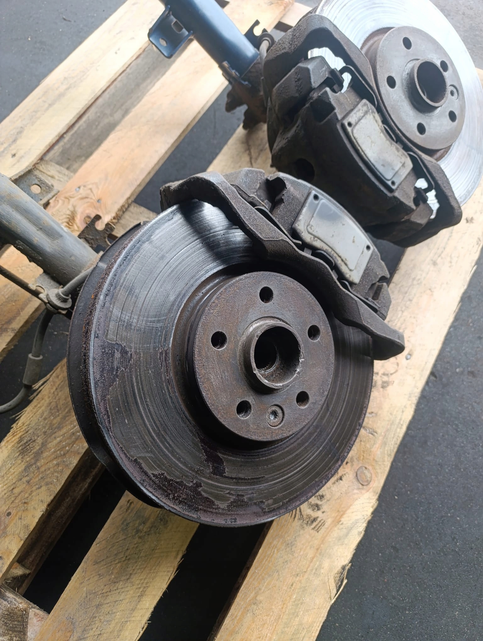 VW T5 LIFT T6 2.0 BiTDI calipers discs brake plates front swing L+P
