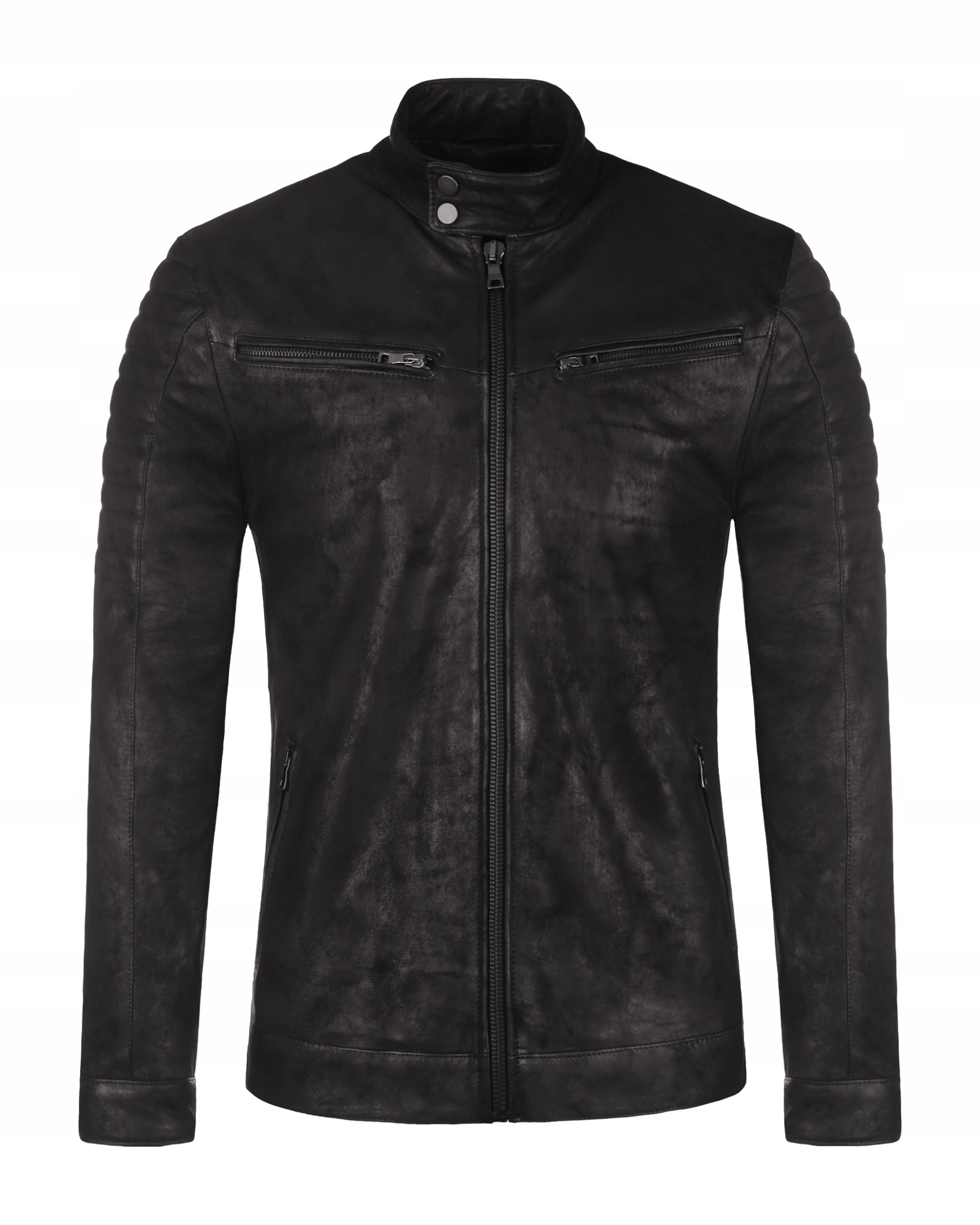 Pánská Kožená Bunda Marco Černá XL Tomskór