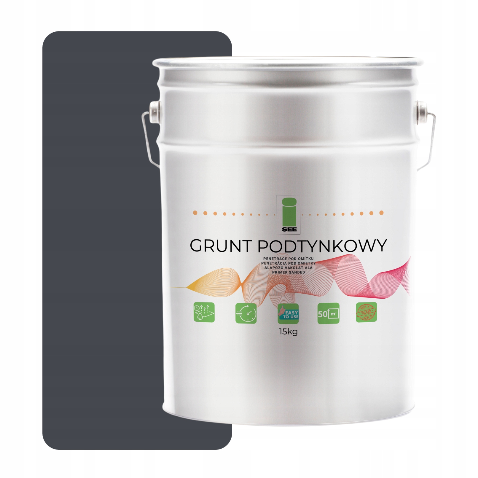 Podklad Pod Fasádní Silikonovou Omítku Šedý, Ocelový, 15 Kg