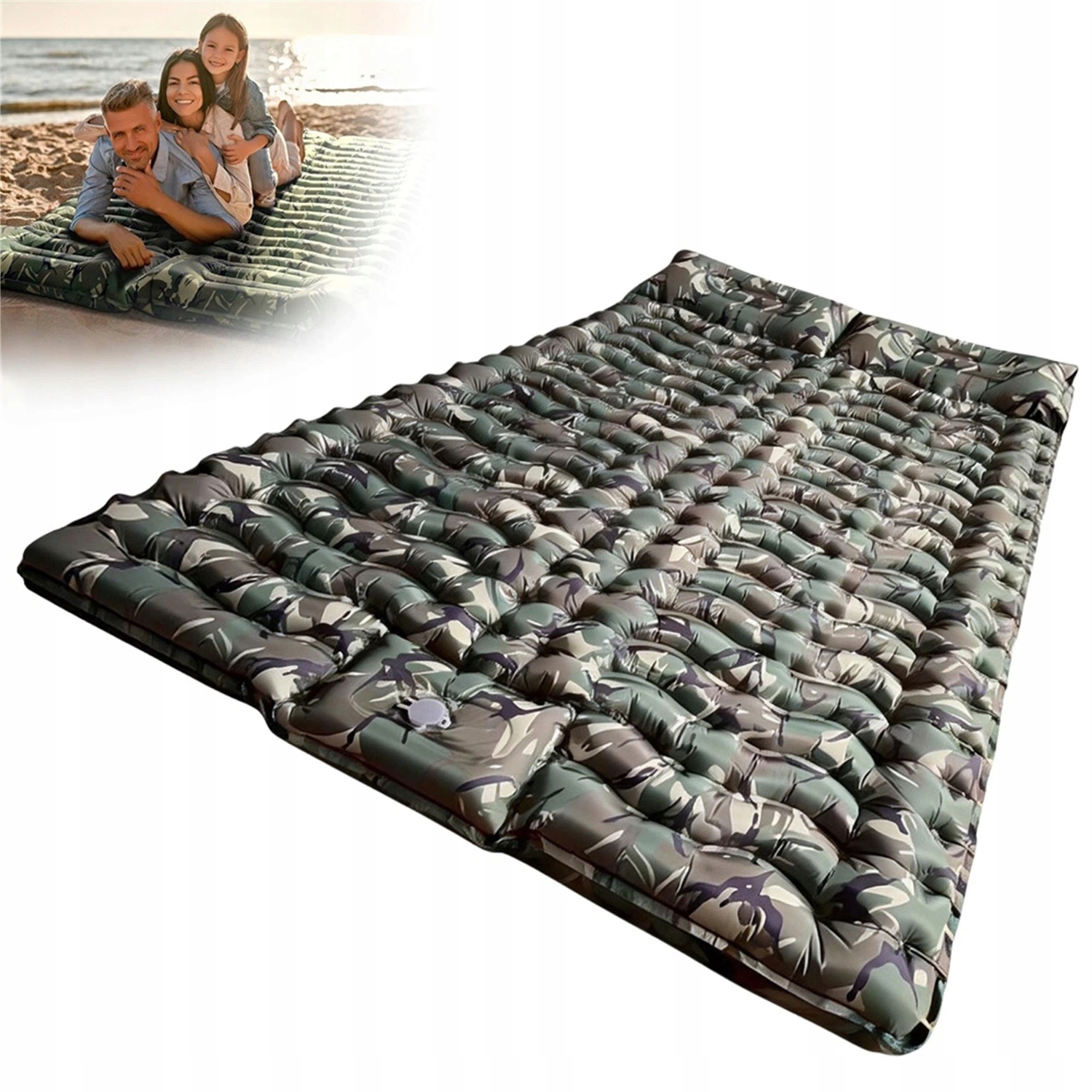 Matrace Poháněná Vzduchem Z Nylonu 40D A Tpu Vrstvou Je Odolná A Pohodlná