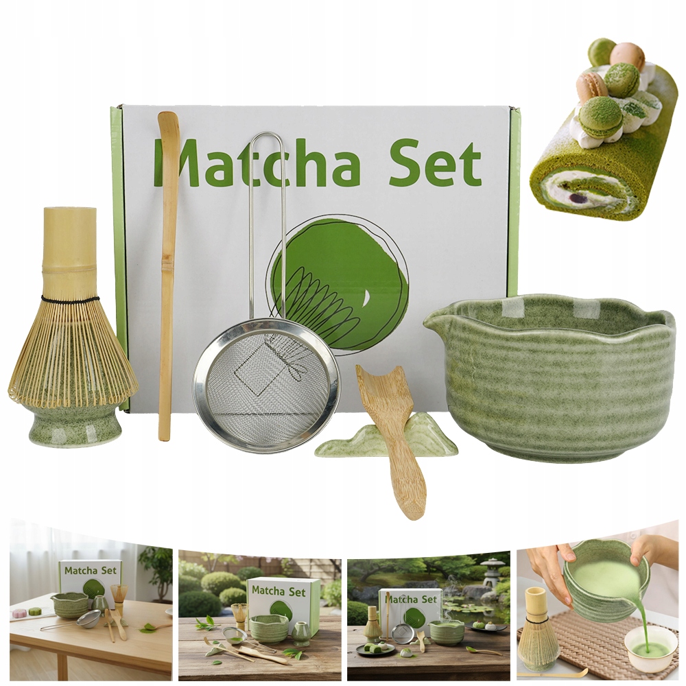 7 Szt. Zestaw Matcha, Zestaw Do Herbaty Matcha Do Robienia, Matcha Zestaw