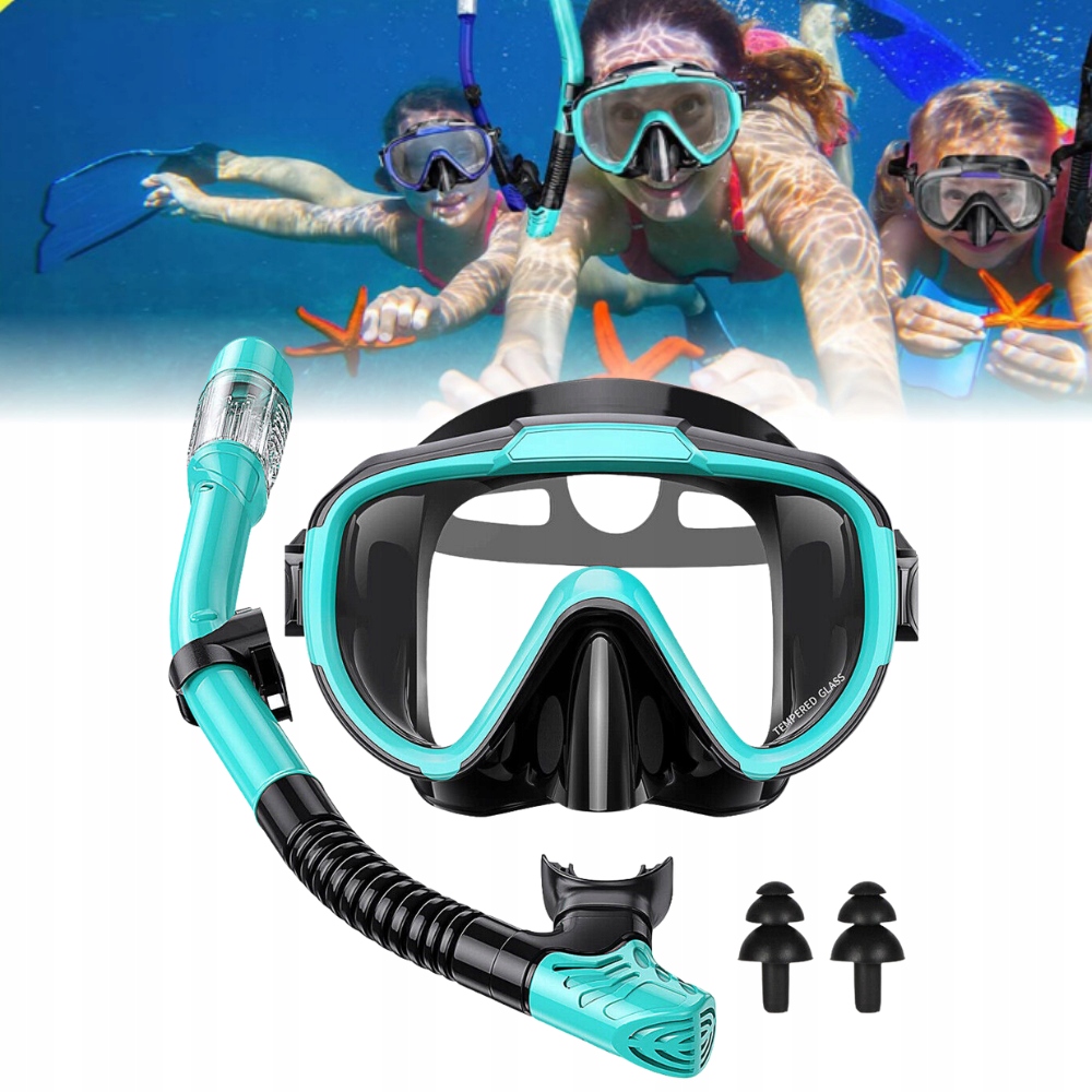 Sada Na Potápění S Trubičkou, Brýle Na Potápění, Ploutve Pro Dospělé